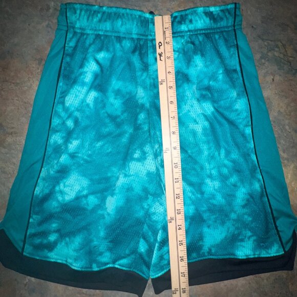DSG Boy's  Basketball Shorts, Large, Tie-Dye Teal Mesh‎ - Picture 4 of 9
